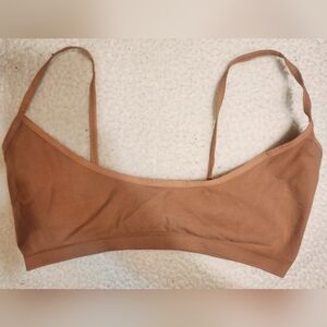 Chic Tan Bandeau Bralette By Intimately Free People